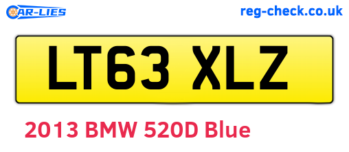 LT63XLZ are the vehicle registration plates.