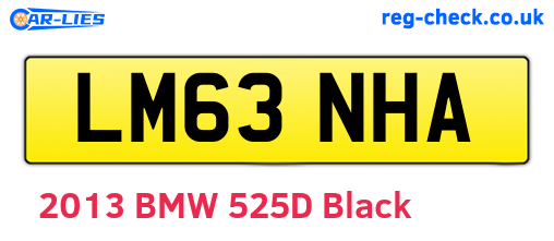 LM63NHA are the vehicle registration plates.