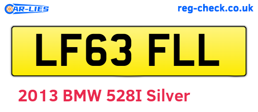 LF63FLL are the vehicle registration plates.