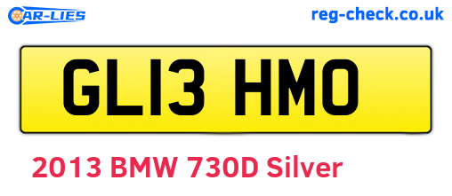 GL13HMO are the vehicle registration plates.