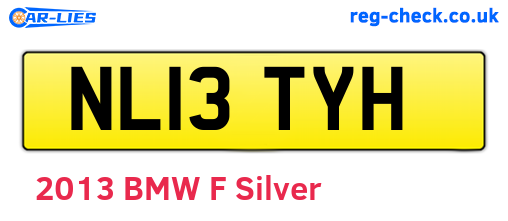 NL13TYH are the vehicle registration plates.