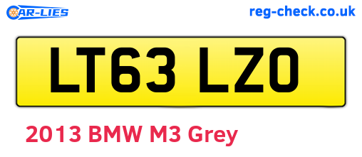 LT63LZO are the vehicle registration plates.