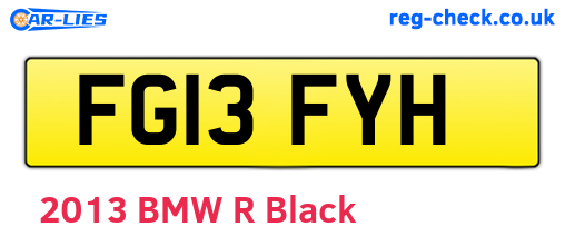 FG13FYH are the vehicle registration plates.