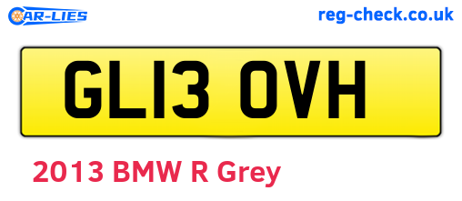 GL13OVH are the vehicle registration plates.