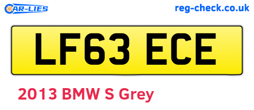 LF63ECE are the vehicle registration plates.