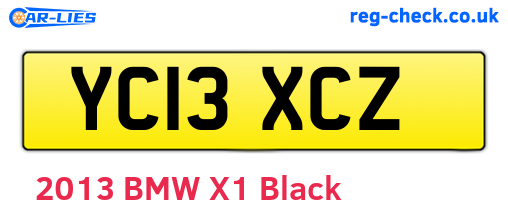 YC13XCZ are the vehicle registration plates.