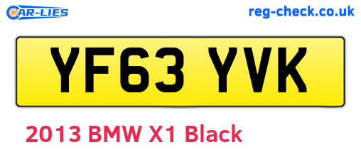 YF63YVK are the vehicle registration plates.