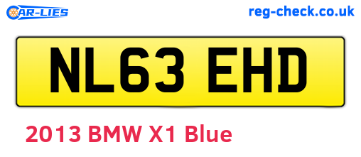 NL63EHD are the vehicle registration plates.