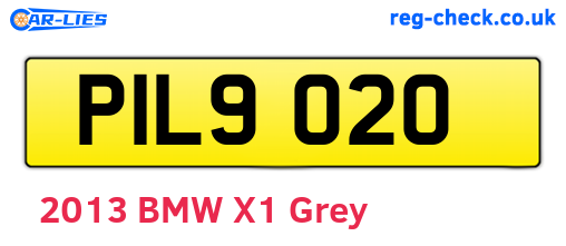 PIL9020 are the vehicle registration plates.