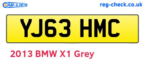 YJ63HMC are the vehicle registration plates.