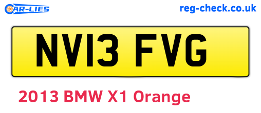 NV13FVG are the vehicle registration plates.