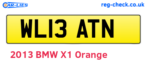 WL13ATN are the vehicle registration plates.