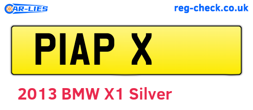 P1APX are the vehicle registration plates.