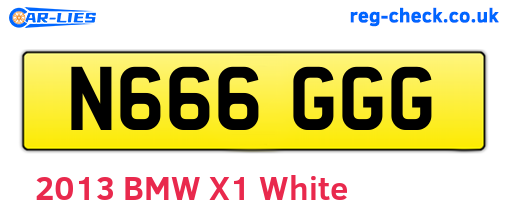 N666GGG are the vehicle registration plates.