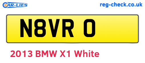 N8VRO are the vehicle registration plates.