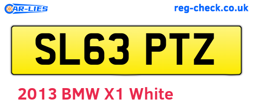 SL63PTZ are the vehicle registration plates.
