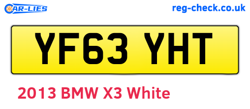 YF63YHT are the vehicle registration plates.
