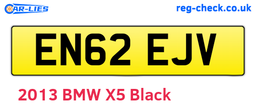 EN62EJV are the vehicle registration plates.