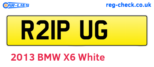 R21PUG are the vehicle registration plates.