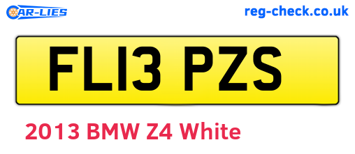 FL13PZS are the vehicle registration plates.