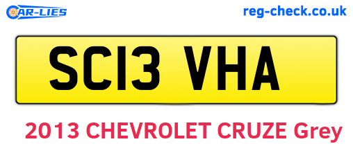SC13VHA are the vehicle registration plates.
