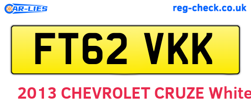 FT62VKK are the vehicle registration plates.