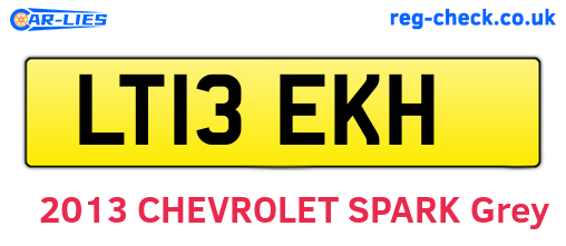 LT13EKH are the vehicle registration plates.