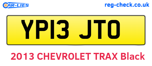YP13JTO are the vehicle registration plates.