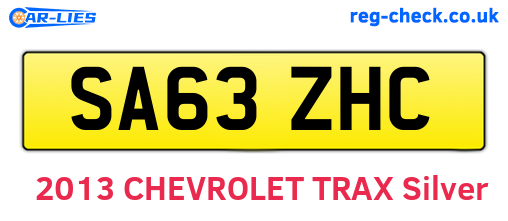 SA63ZHC are the vehicle registration plates.