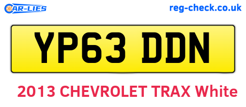 YP63DDN are the vehicle registration plates.