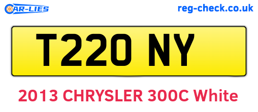 T22ONY are the vehicle registration plates.