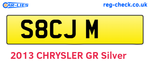 S8CJM are the vehicle registration plates.