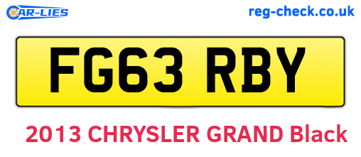FG63RBY are the vehicle registration plates.
