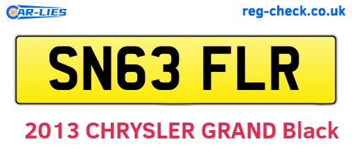 SN63FLR are the vehicle registration plates.