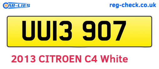 UUI3907 are the vehicle registration plates.
