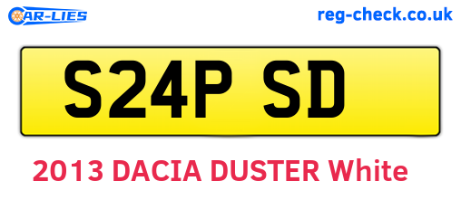 S24PSD are the vehicle registration plates.