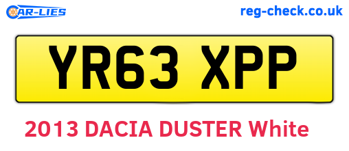 YR63XPP are the vehicle registration plates.