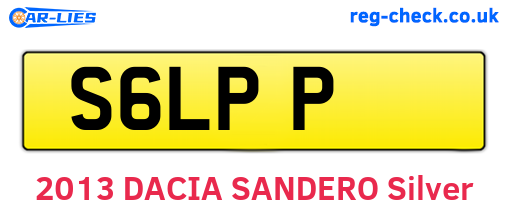 S6LPP are the vehicle registration plates.