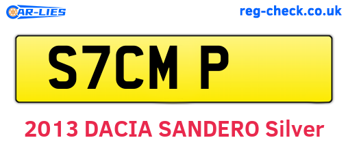 S7CMP are the vehicle registration plates.