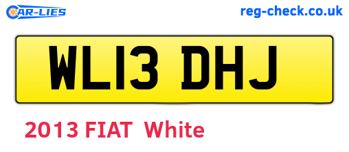 WL13DHJ are the vehicle registration plates.