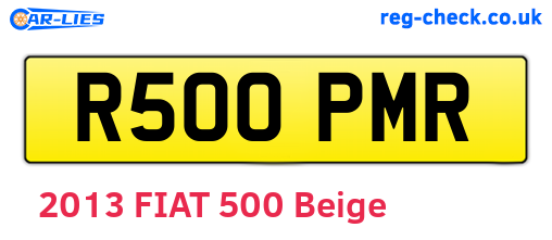 R500PMR are the vehicle registration plates.