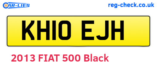 KH10EJH are the vehicle registration plates.