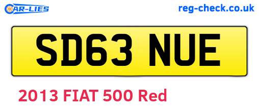 SD63NUE are the vehicle registration plates.