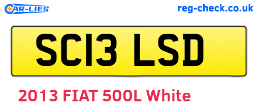 SC13LSD are the vehicle registration plates.