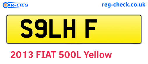 S9LHF are the vehicle registration plates.
