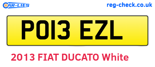 PO13EZL are the vehicle registration plates.