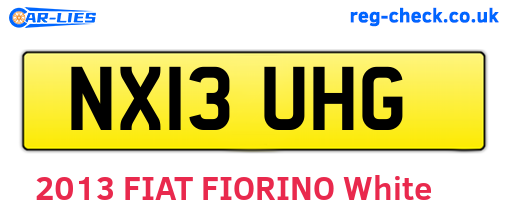 NX13UHG are the vehicle registration plates.