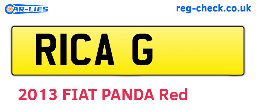 R1CAG are the vehicle registration plates.