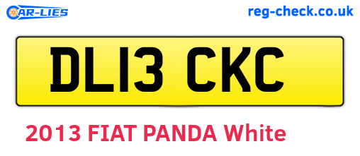 DL13CKC are the vehicle registration plates.
