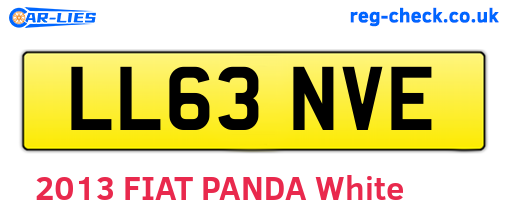 LL63NVE are the vehicle registration plates.